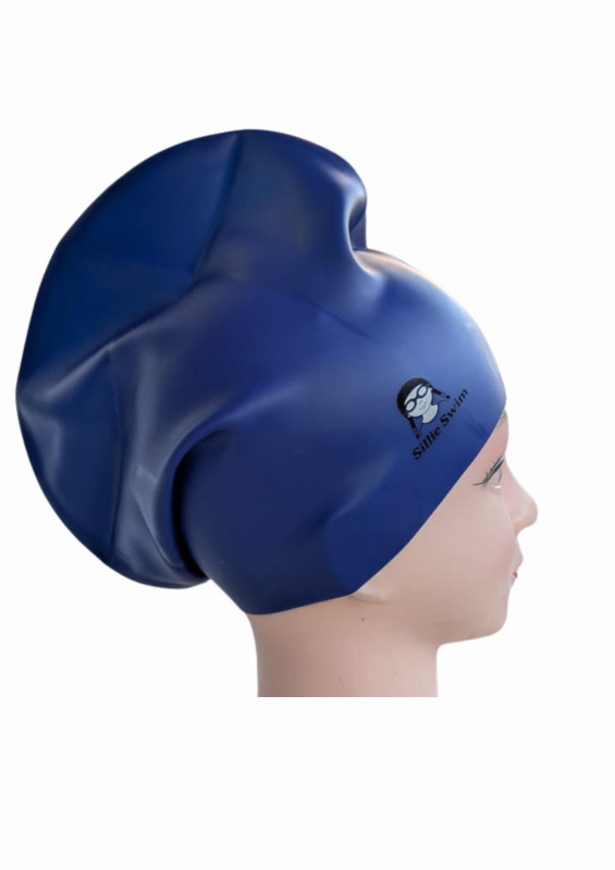 XL Dark Blue Swim Cap